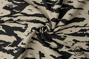 Seamless Desert Camouflage Pattern