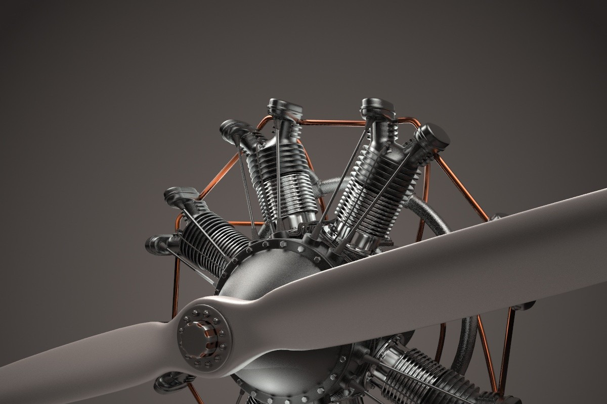 Animated Radial Engine, a Cars & Vehicle 3D Model by konstantin.ermolaev (Photo 6 of 16)