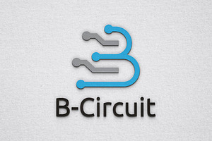 B Letter Circuit Technology Logo, a Branding & Logo Template by jongcreative