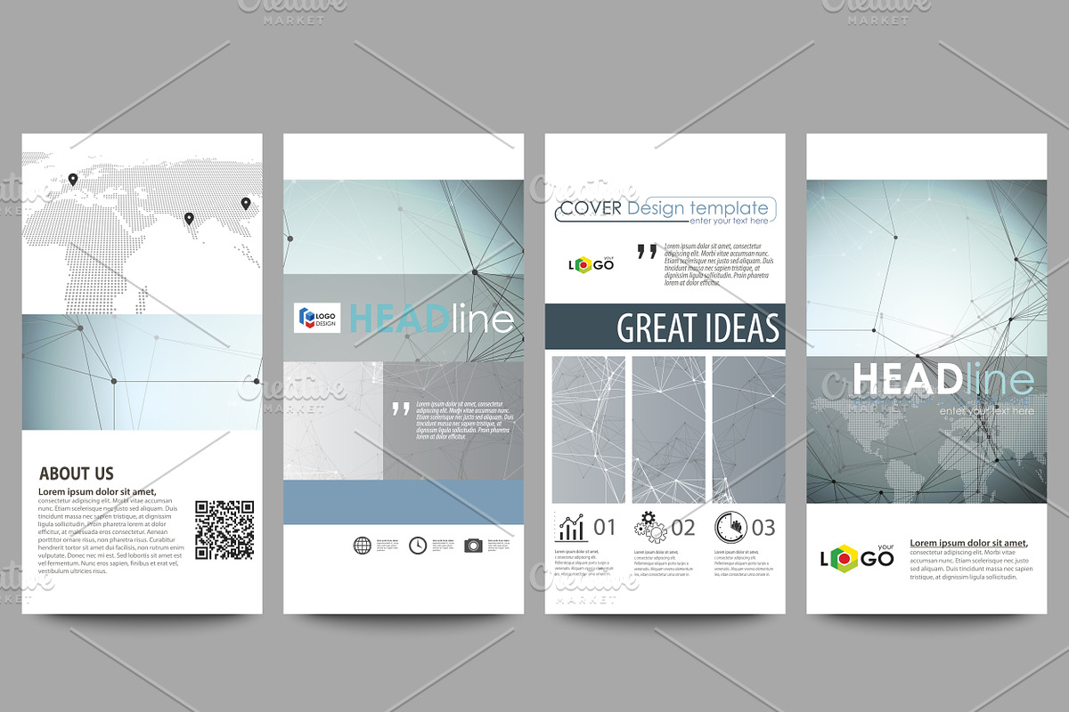 Mega Pack templates, a Brochure Template by VectorShop (Photo 102 of 102)