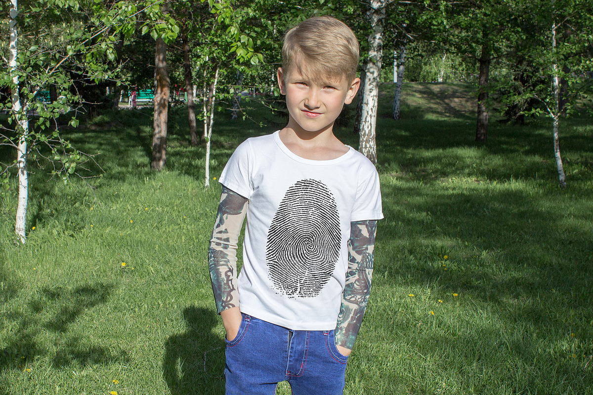 100 Kid's T-Shirt Mock-Up 2018 #22, a Shirt Mockup by Freeman Studio (Photo 97 of 107)