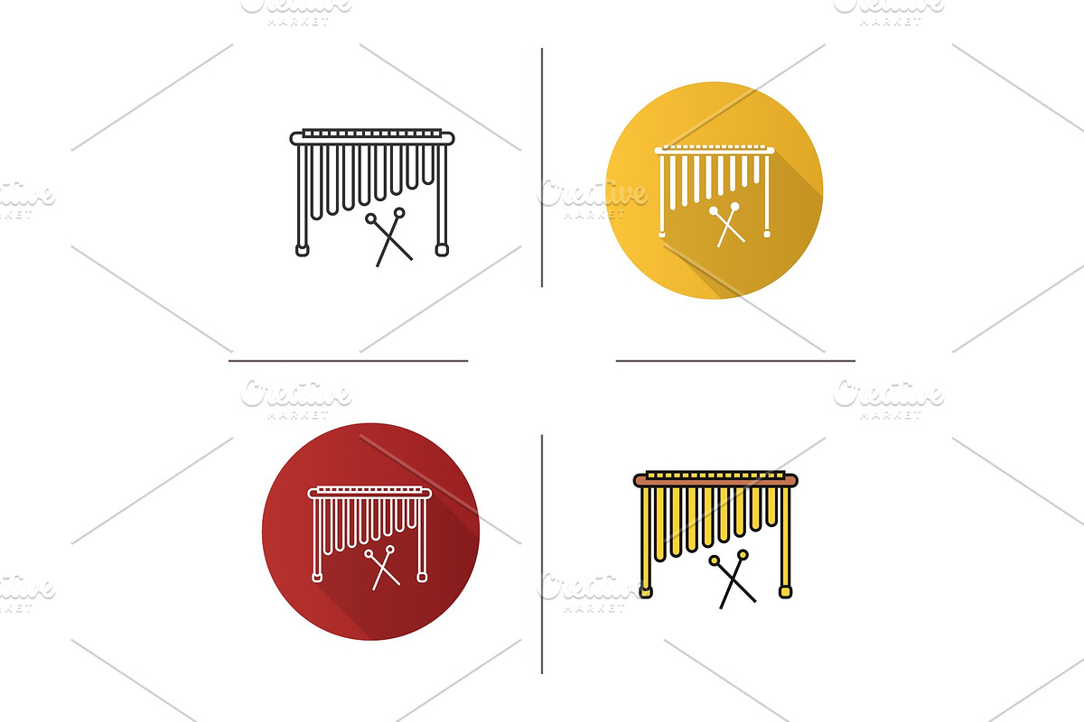 Marimba icon, an Outline Icon by IMG Visuals