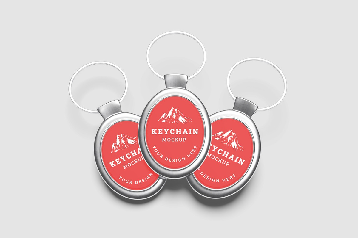 Keychain Mockup, an Advertising Mockup by AndikaGraphic (Photo 6 of 7)