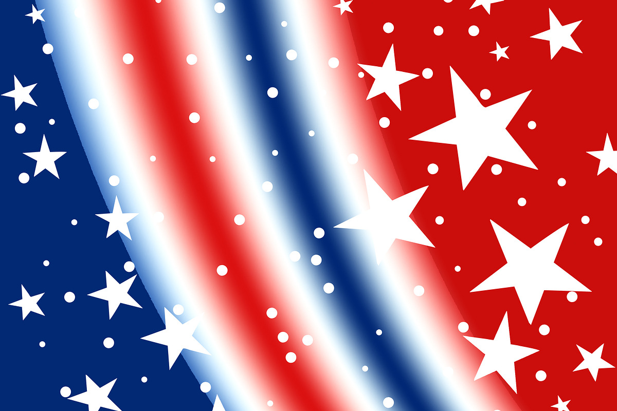 USA Stars Independence Day, a Background Graphic by Sharon Schwalbe (Photo 1 of 2)