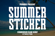 Summer Sticker - Condensed Slab