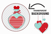 Valentine Love Clipart, an Illustration by Libby Wishes (Thumbnail 2 of 5)