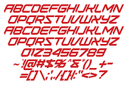Dashmore - Fast Racing Fonts, a Sans Serif Font by Konstantine Studio (Thumbnail 3 of 4)