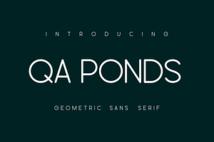 Qa Ponds Multi Language Font