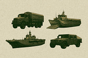 Military Transportation Engraving, a Transportation Illustration by Kaizla03 (Thumbnail 5 of 6)