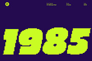 CS Midway Pixel, a Sans Serif Font by Craft Supply Co. (Thumbnail 5 of 8)
