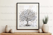 Tree Silhouette Clipart, Bonsai Tree, an Illustration by BrushstrokeArtGB (Thumbnail 9 of 10)