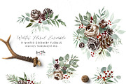 Winter Floral Ensemble, an Illustration by Kim Thoa Designs (Thumbnail 4 of 12)