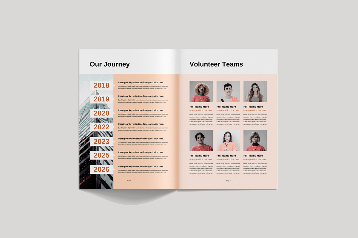 Nonprofit Organization Brochure, a Brochure Template by Leaflove (Photo 4 of 10)