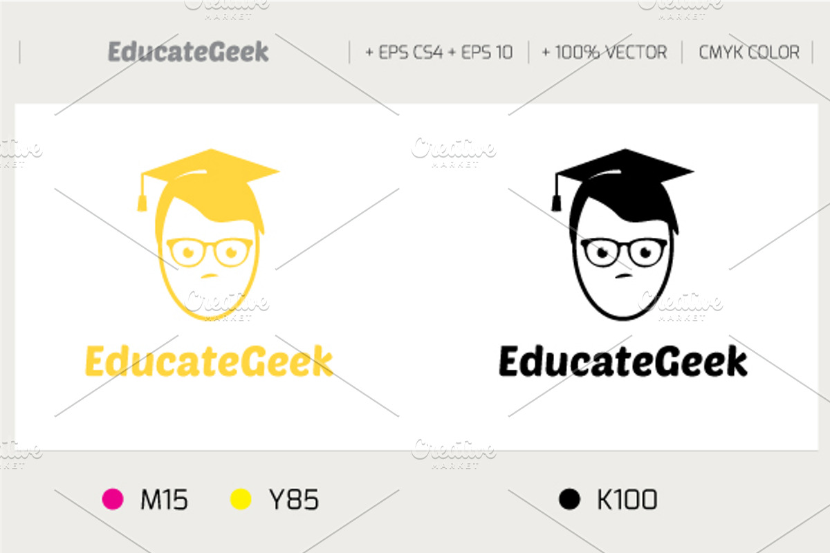 EducateGeek, a Branding & Logo Template by blends.studio (Photo 2 of 3)