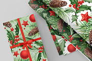 Christmas Set 3, a Background Graphic by Yulia Ogneva (Thumbnail 7 of 7)