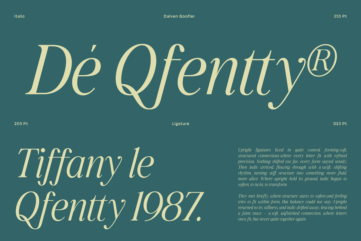 Dalven Goofler – Vintage Elegant, a Serif Font by Casloop Studio (Photo 2 of 10)