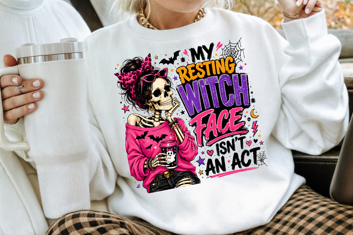 My Resting Witch Face Isn't An Act, a Seasonal Illustration by Creative Art (Photo 3 of 3)