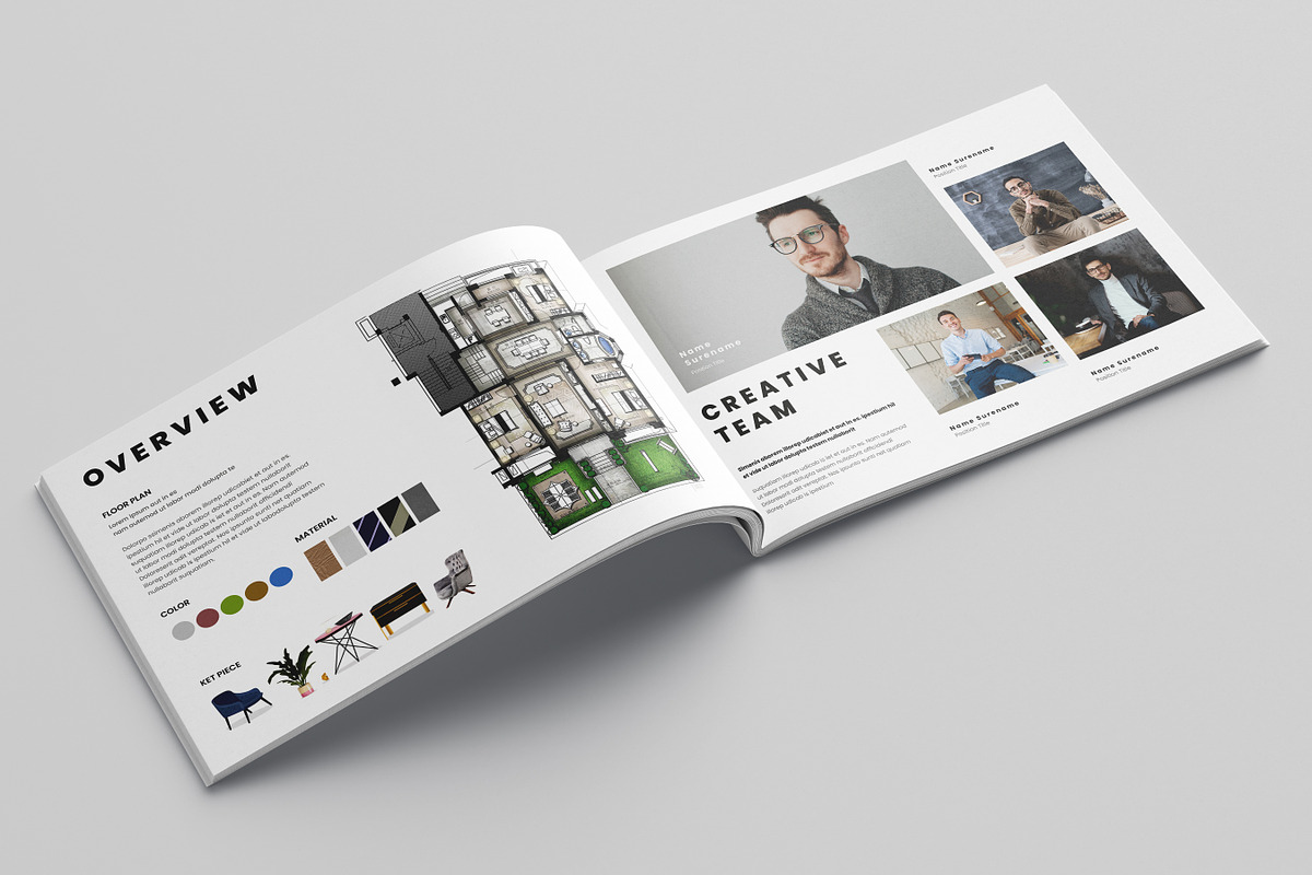 Interior Brochure Template, a Brochure Template by Niofix (Photo 6 of 10)