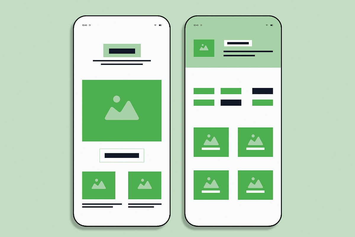 Marketing Mobile App Wireframe, a Wireframe Template by MightyDesign (Photo 2 of 8)