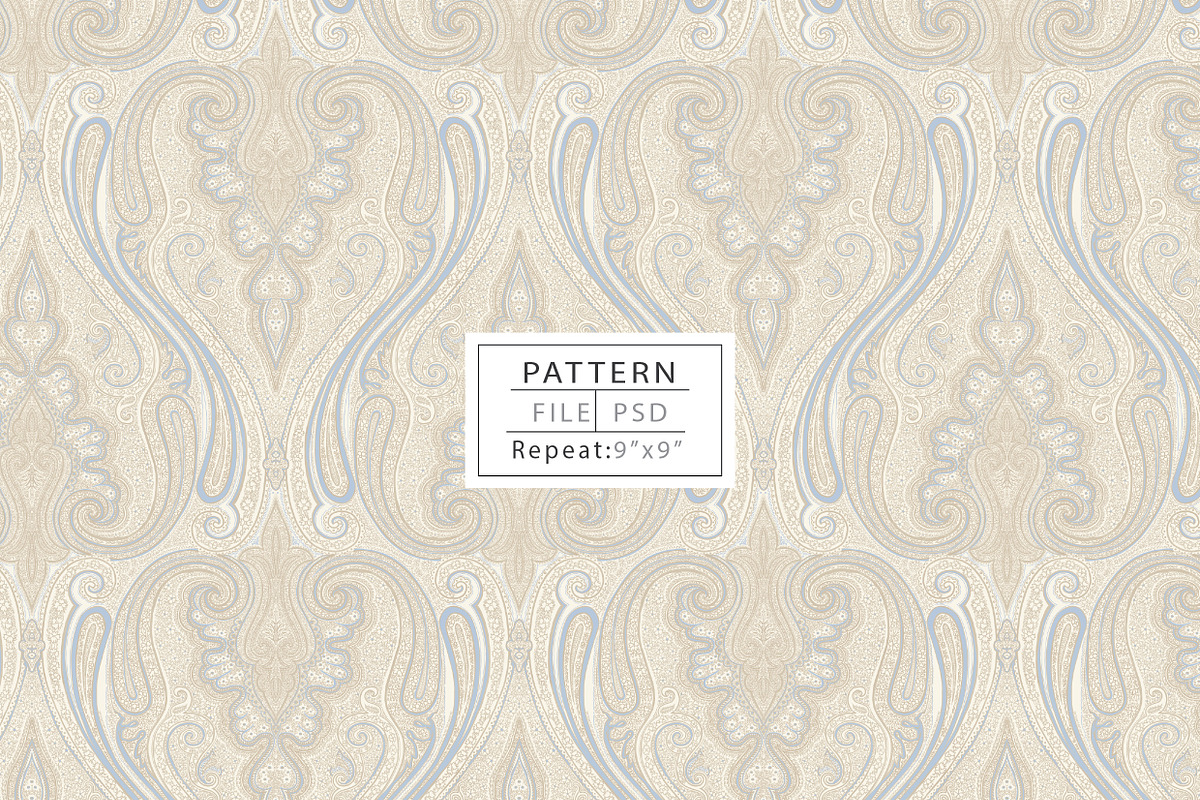 Elegant Paisley, a Pattern Graphic by Print Diaries (Photo 1 of 6)