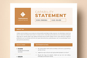 Capability Statement Template, a Stationery Template by Niofix (Thumbnail 2 of 7)