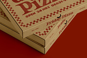 3 Pizza Box Mockup, a Cups & Container Mockup by eezo (Thumbnail 2 of 10)