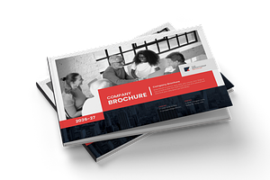 Horizontal Brochure Template, a Brochure Template by TheBrightGrap