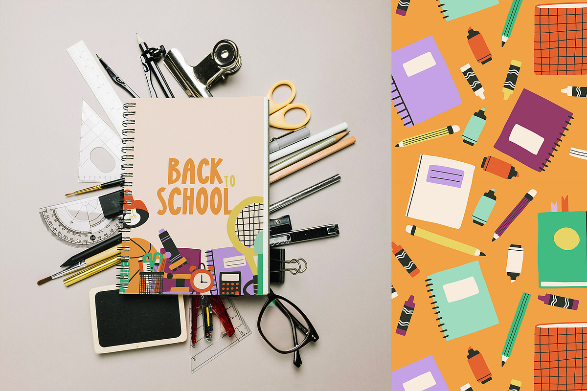 BACK TO SCHOOL: clipart and stickers, an Education Illustration by Elliko shop (Photo 13 of 14)