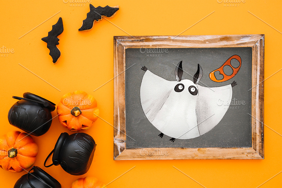 Halloween Bats set, a Decorative Illustration by Ekaterina Goncharova (Photo 7 of 8)