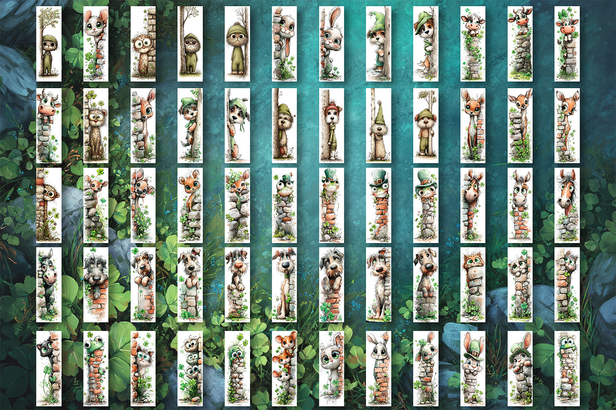 St Patricks Day Bookmark Sublimation, a Seasonal Illustration by ElenazlataArt (Photo 3 of 3)