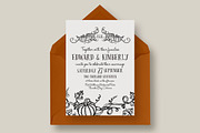 Halloween Pumpkin Wedding Suite, an Invitation Template by Knotted Design (Thumbnail 3 of 6)