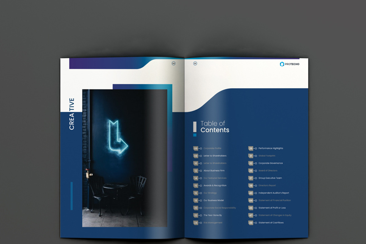 Annual Report, a Brochure Template by xnorpix (Photo 3 of 25)
