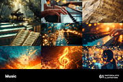 Music. Collection, a Decorative Illustration by Handmadefont (Thumbnail 9 of 13)