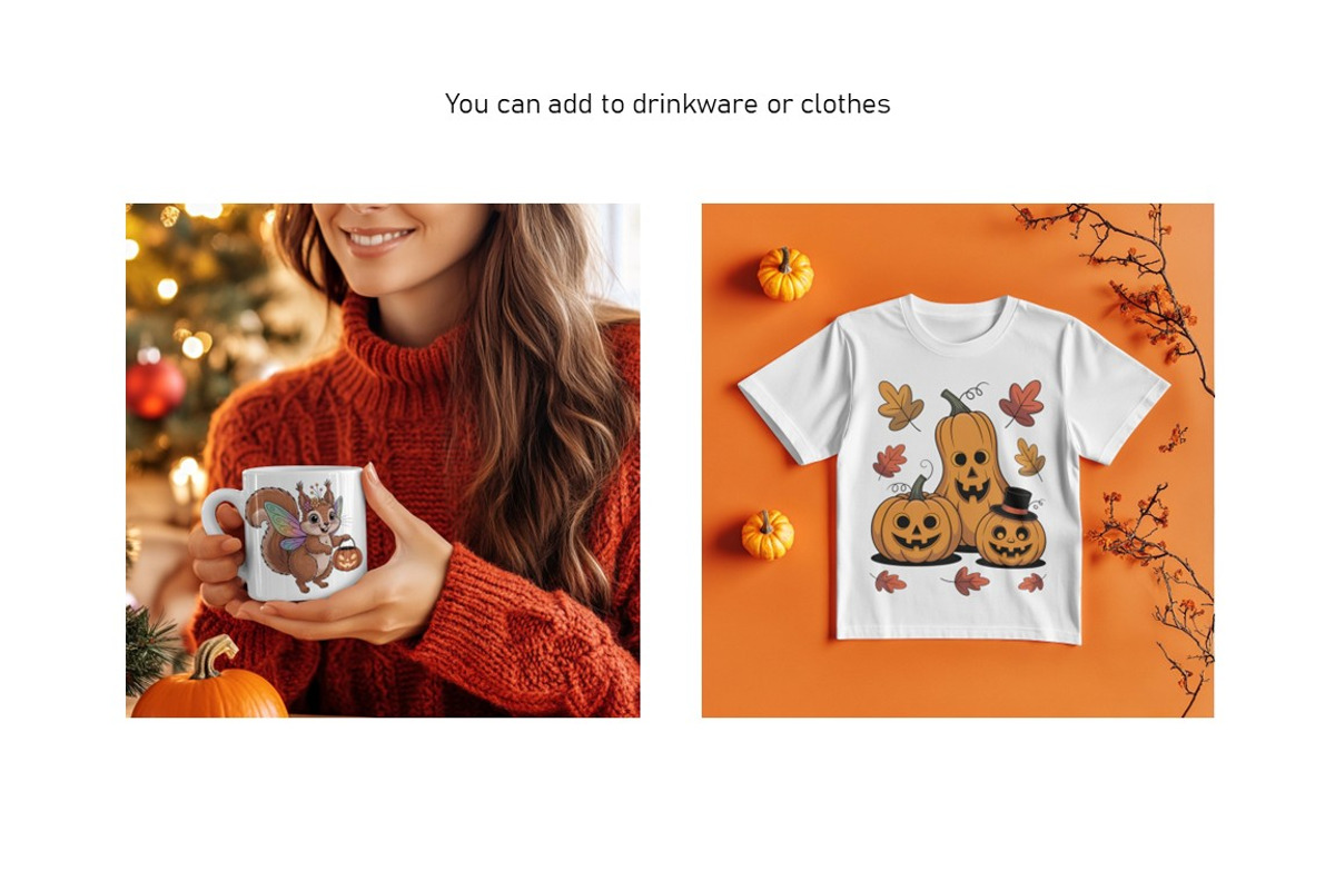 Cute Halloween Animals, 36 Clip Arts, an Object Graphic by Kat's Artful Creations (Photo 12 of 18)