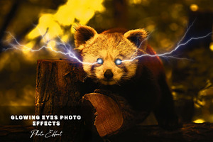 Glowing Eyes Photo Effects, an Action Add-On by Hubzway