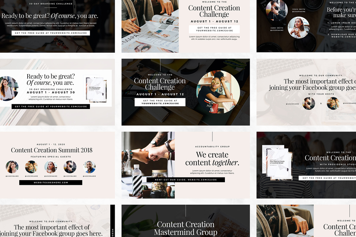 Infopreneur Minimal FB Group Pack, a Social Media Template by Providence Studio (Photo 7 of 7)