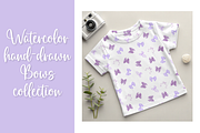 Watercolor hand-drawn bows Graphics, a Pattern Graphic by Art (Thumbnail 7 of 8)