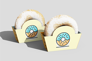 Donut Packaging Mockup
