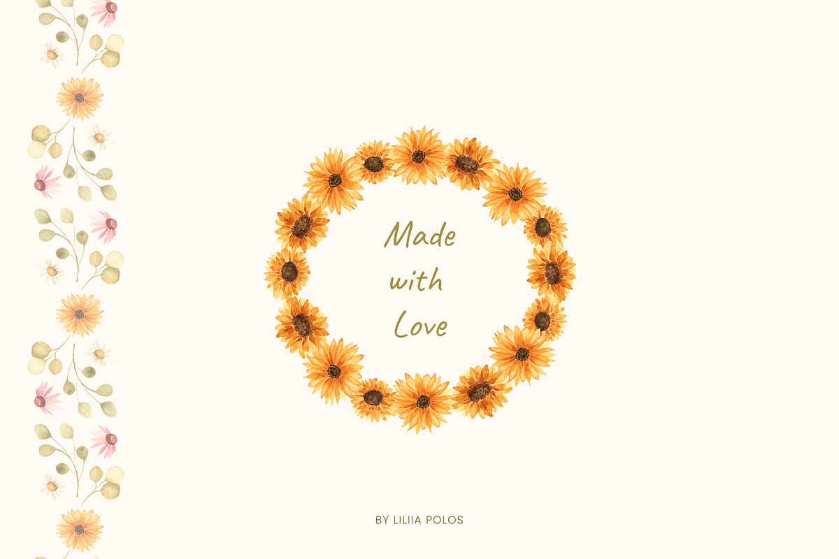 Golden Meadow. Watercolor Autumn Set, a Seasonal Illustration by Liliia Polos Illustration (Photo 12 of 12)