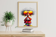 Quirky Grandma Clipart, an Illustration by Libby Wishes (Thumbnail 7 of 7)