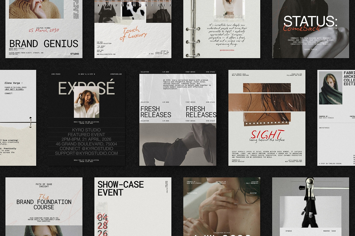 KYRO | Instagram Post Bundle, a Social Media Template by Crafted Pixel (Photo 10 of 10)