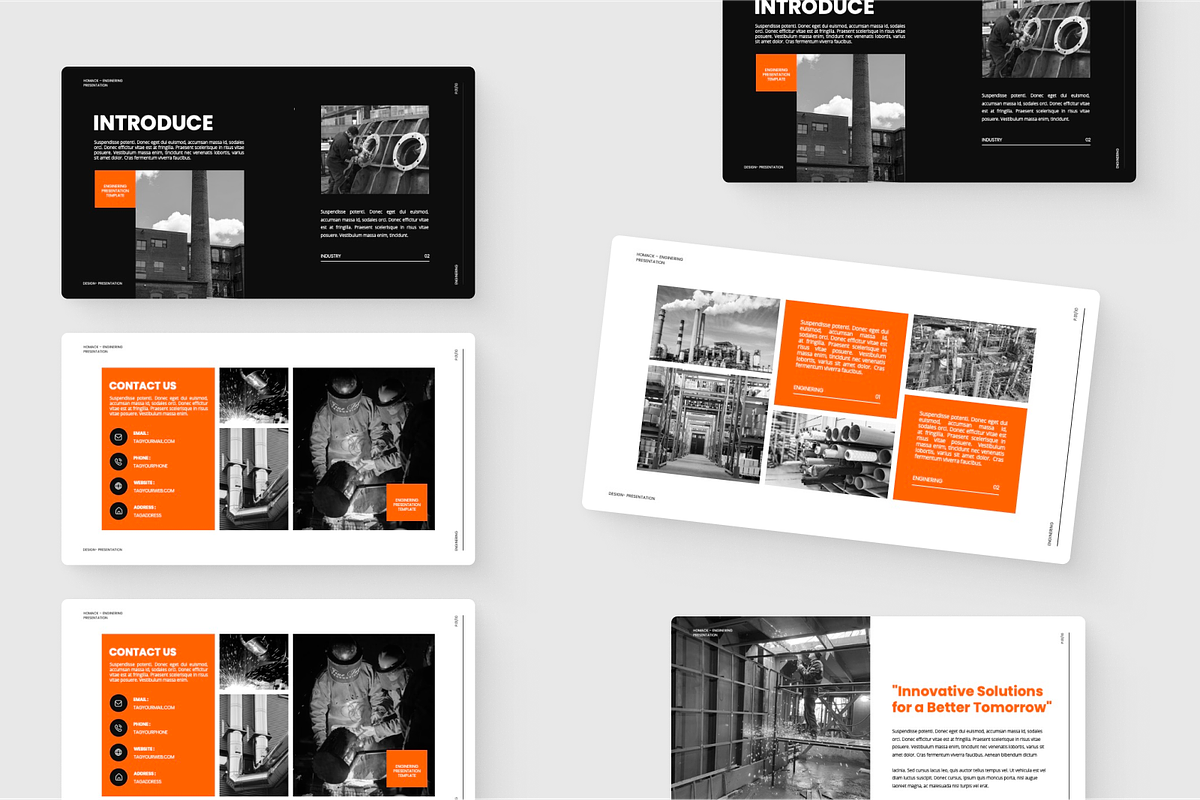 Homack - Engineering PowerPoint, a Presentation Template by SquidPixey (Photo 5 of 6)