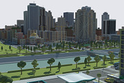 Realistic Lowpoly Simple City VR/AR, an Environmental 3D Model by NOMODOL (Thumbnail 10 of 59)