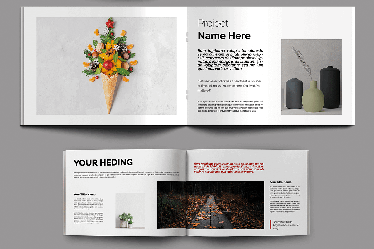 Lookbook Magazine Layout, a Magazine Template by MightyDesign (Photo 5 of 8)