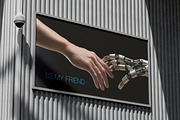Robot and human handshake. 25 images, a Technology Illustration by Handmadefont (Thumbnail 9 of 10)