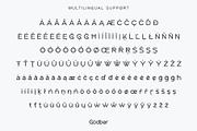 Godber - Modern Ligature Sans Serif, a Sans Serif Font by Sealoung (Thumbnail 5 of 11)
