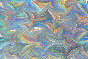 Hand Marbled Paper Jasper Feathers, a Texture Graphic by Marblingdom (Thumbnail 2 of 3)
