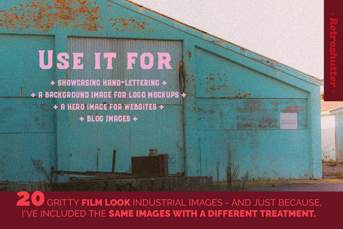 Industrial Film-look Photo Bundle, a Templates & Theme by Retroshutter (Photo 2 of 6)