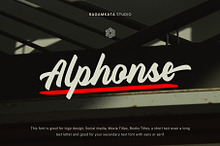 Alphonse - Headline Script Font