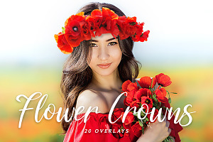 Flower Crown Overlays